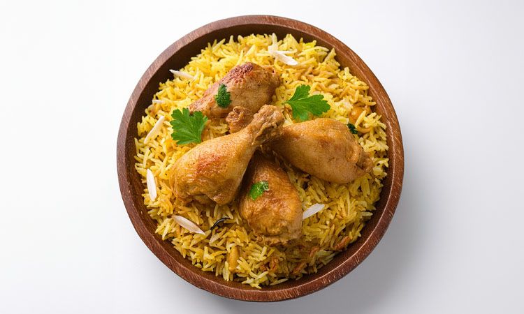 Kongunadu biryani with chicken